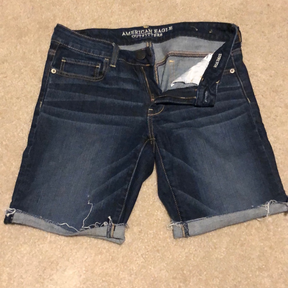 Denim bermudas